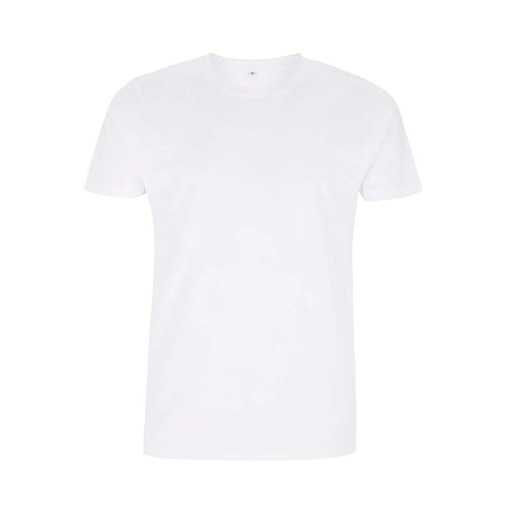 Organiczna koszulka z własnym haftem lub nadrukiem firmowym - t-shirt unisex biały EP100