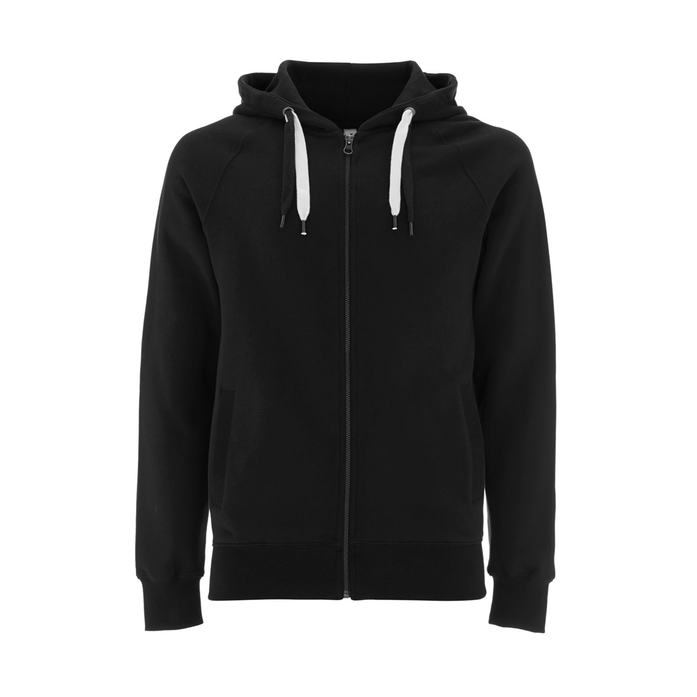 BL - Black - Bluza Unisex z Zamkiem Hoody EP60Z