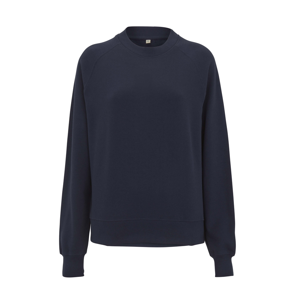 NA - Navy - Damska Bluza Raglan Sweatshirt EP63