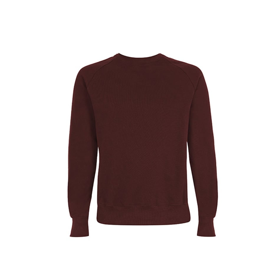 BU - Burgundy - Bluza Unisex Raglan Sweatshirt EP65