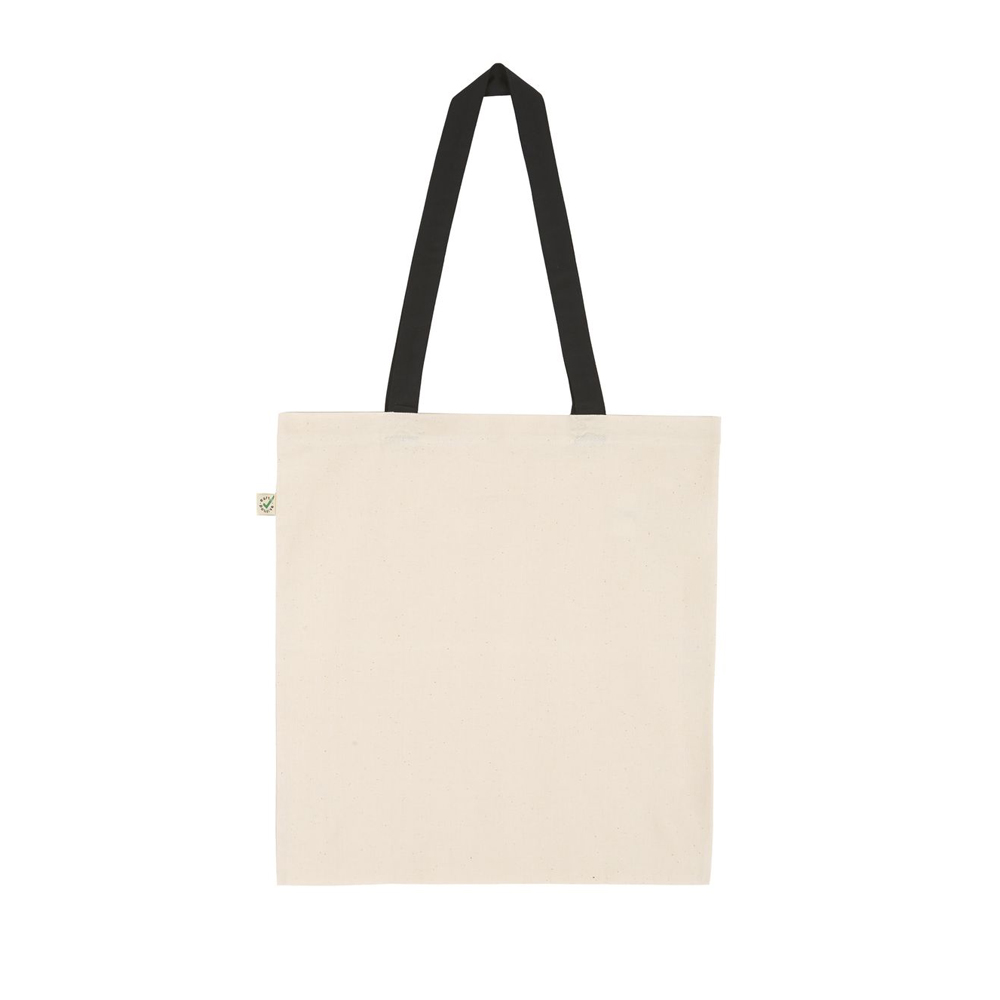 NLBL - Natural/ Black - Torba shopper tote bag EP71