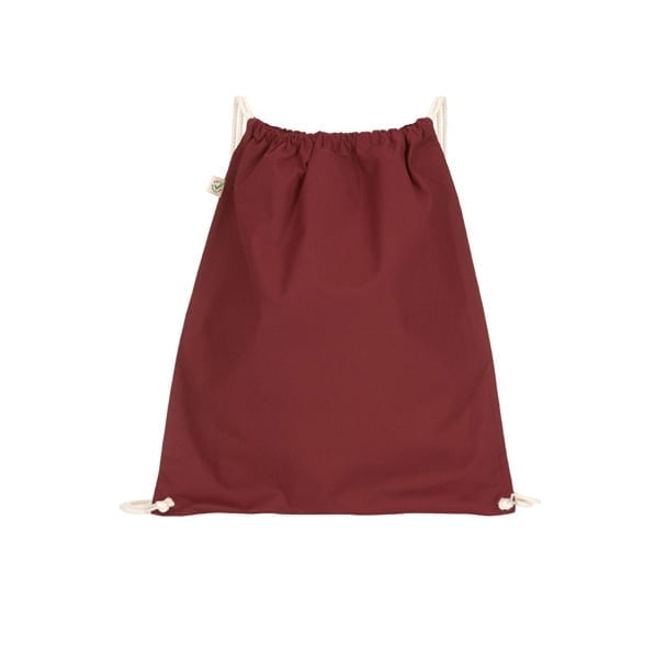 Burgundy - Worek Bawełniany Drawstring