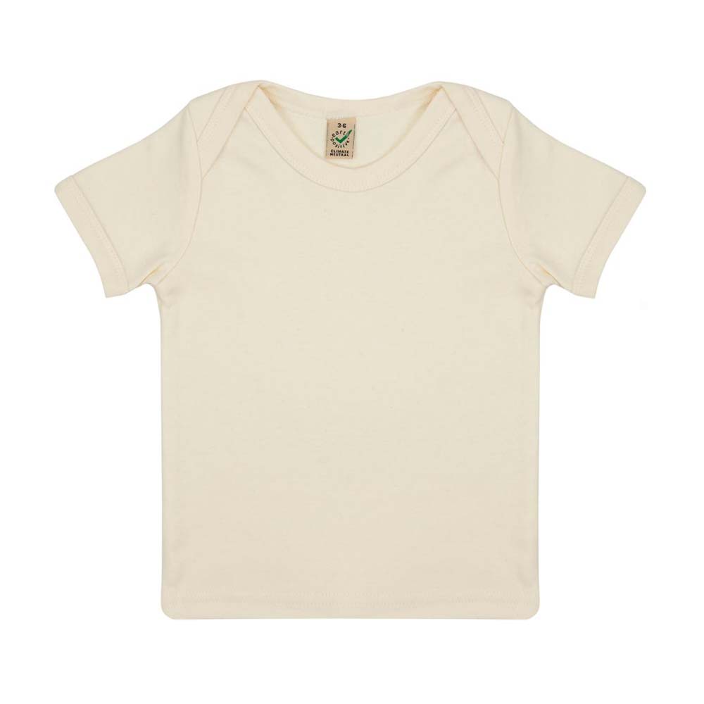 Naturalna koszulka dziecięca z bawełny organicznej GOTS Baby Lap T-shirt EPB01