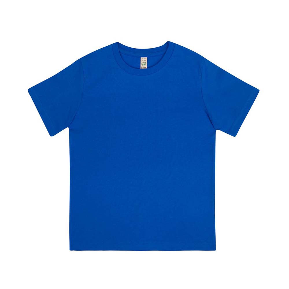 Niebieska dziecięca koszulka GOTS Classic Jersey T-shirt EPJ01
