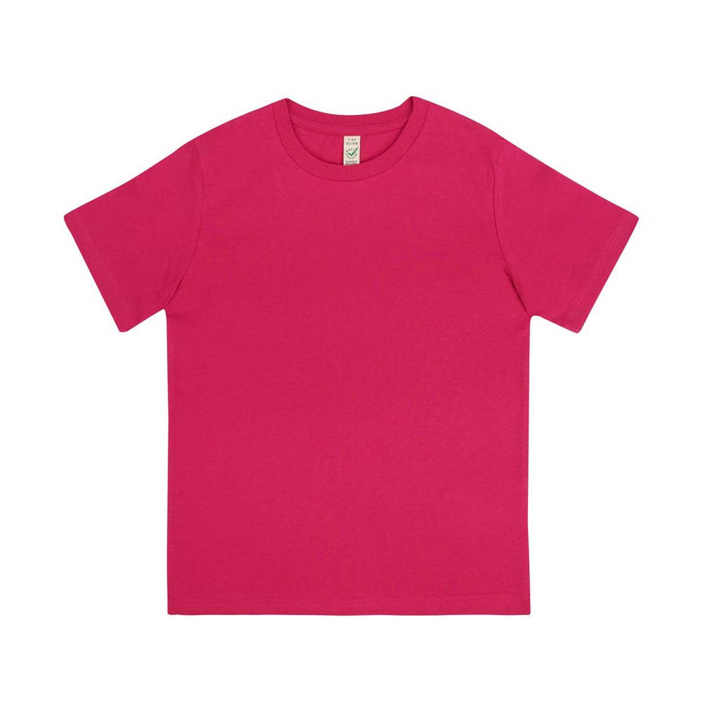 Fuksjowa dziecięca koszulka GOTS Classic Jersey T-shirt EPJ01