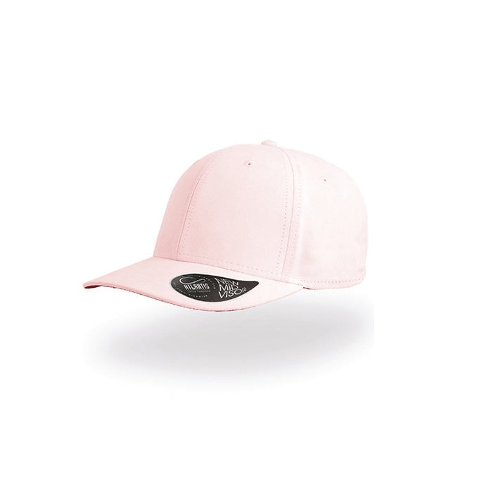 różowa czapka zamszowa atlantis fam