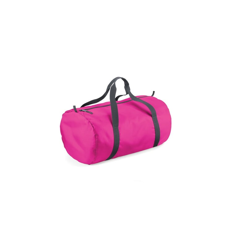 Fuchsia - Packaway Barrel Bag