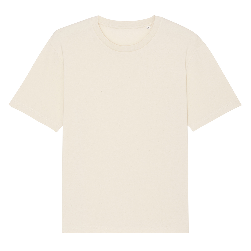Naturalny t-shirt unisex z bawełny organicznej z logo firmy Fuser Stanley Stella