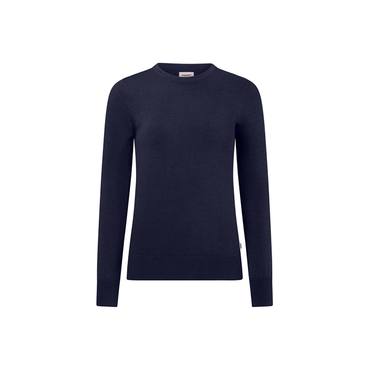 Granatowy Sweter damski z wełny merino 146