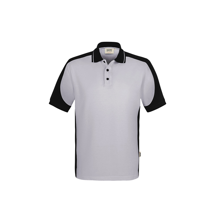 Koszulka polo unisex kontrastowa MIKRALINAR® ECO 539
