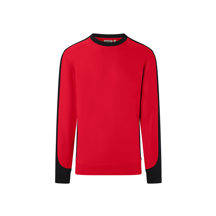 Bluza unisex kontrastowa MIKRALINAR® ECO 549