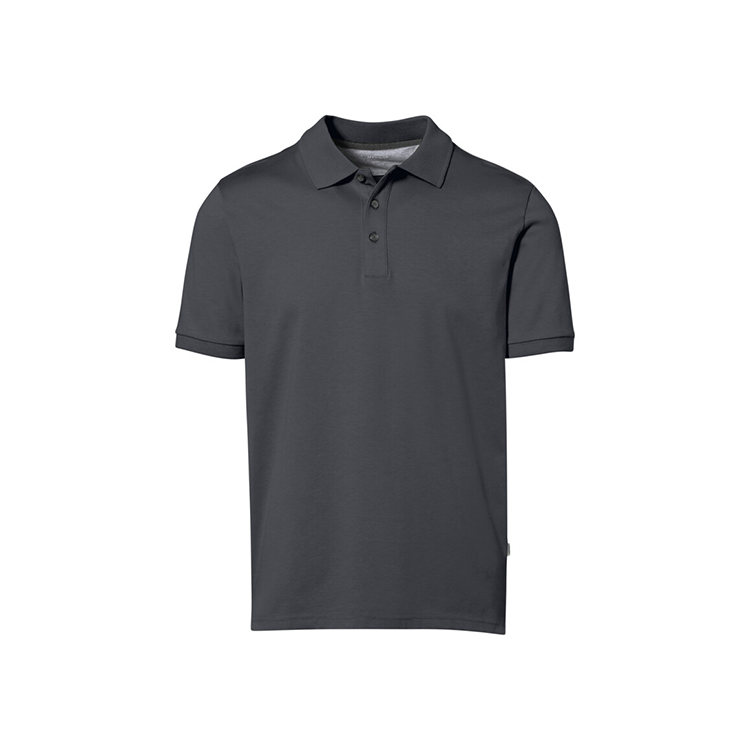 Carbon Grey - Męska koszulka polo Cotton Tec 814