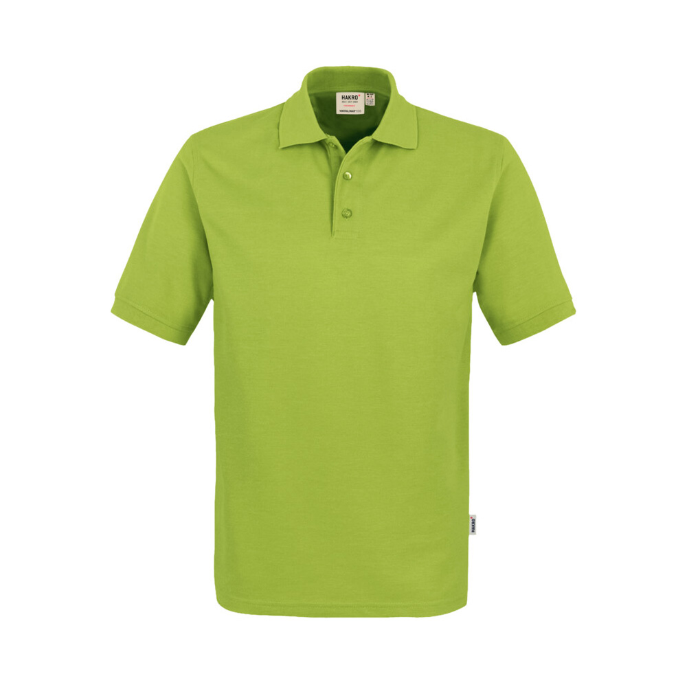 Koszulka polo zielona unisex z grubej bawełny MIKRALINAR ECO GRS Hakro 569