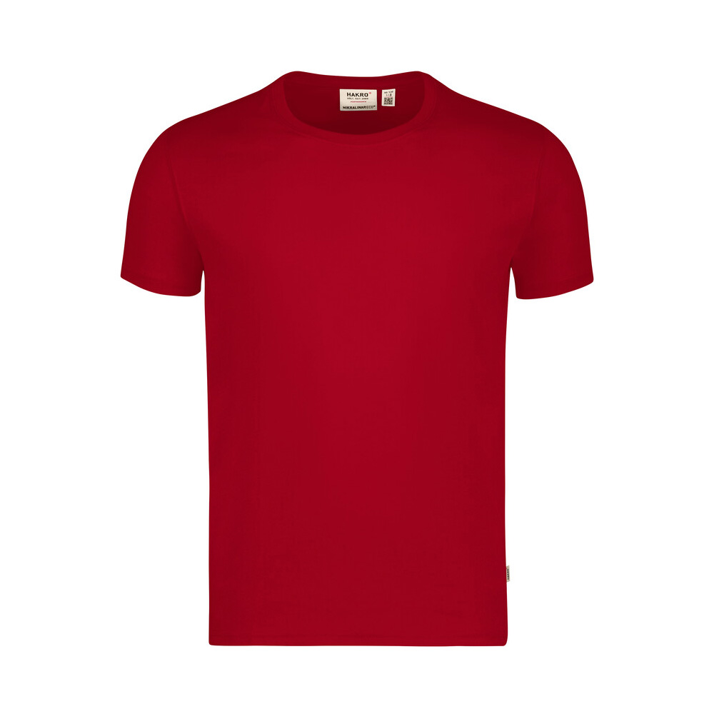 Czerwony t-shirt Hakro unisex MIKRALINAR® ECO GRS 530