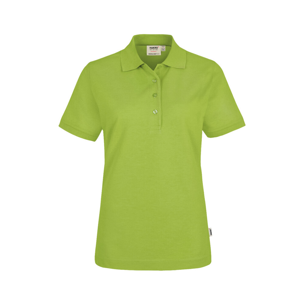 Zielona damska koszulka z haftem lub nadrukiem dla pracowników polo MIKRALINAR ECO 369 HAKRO