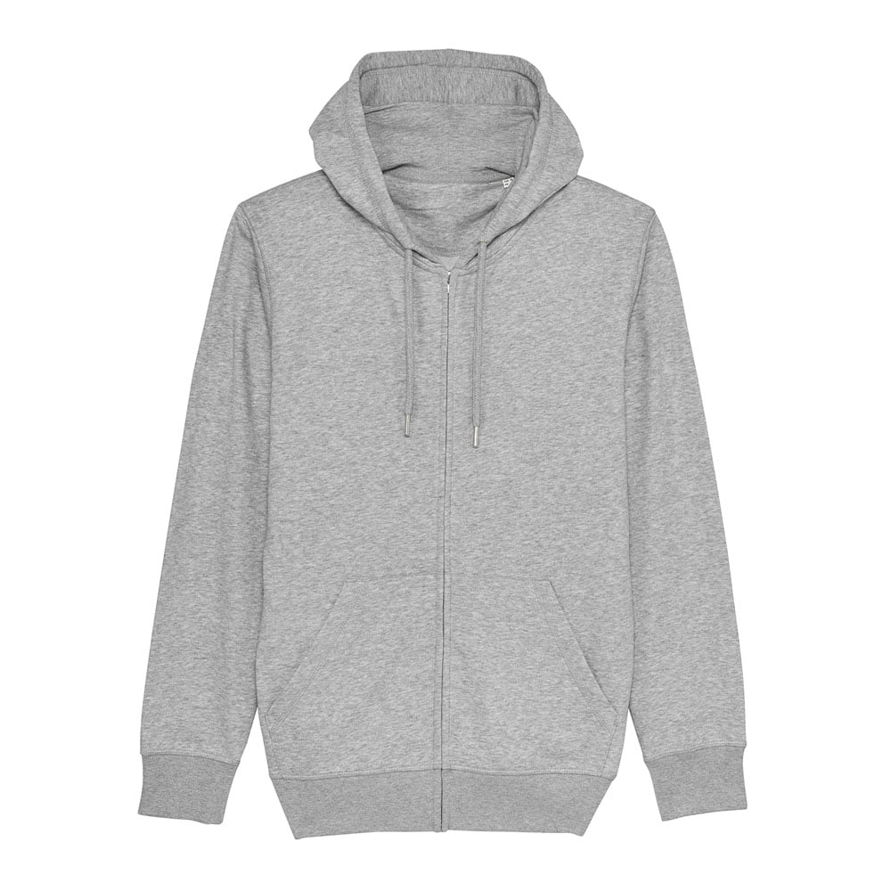 Heather Grey - Bluza Unisex z Kapturem Connector