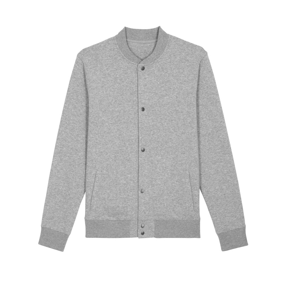 Heather Grey - Bluza bomber Bounder