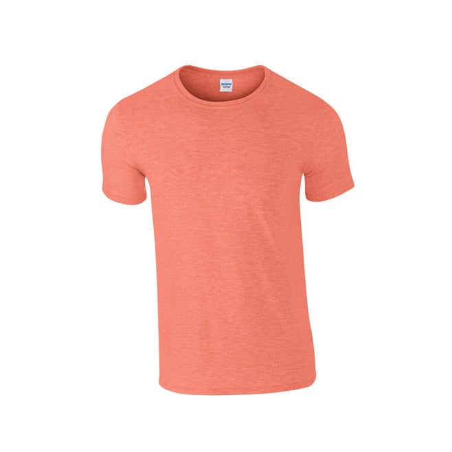 Heather Orange - Męska koszulka Softstyle®