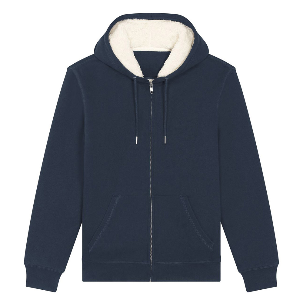 French Navy - Bluza z kapturem Hygger Sherpa