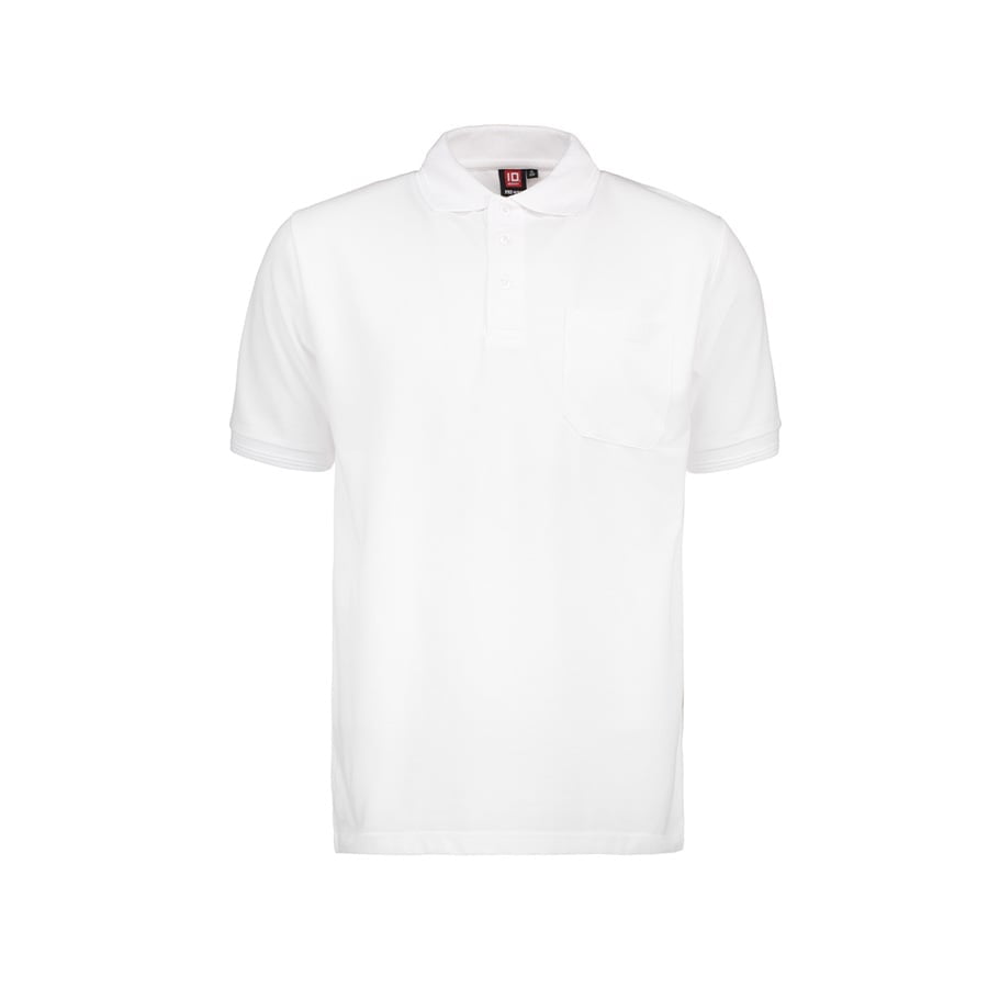 White - Herren Poloshirt ProWear mit Tasche