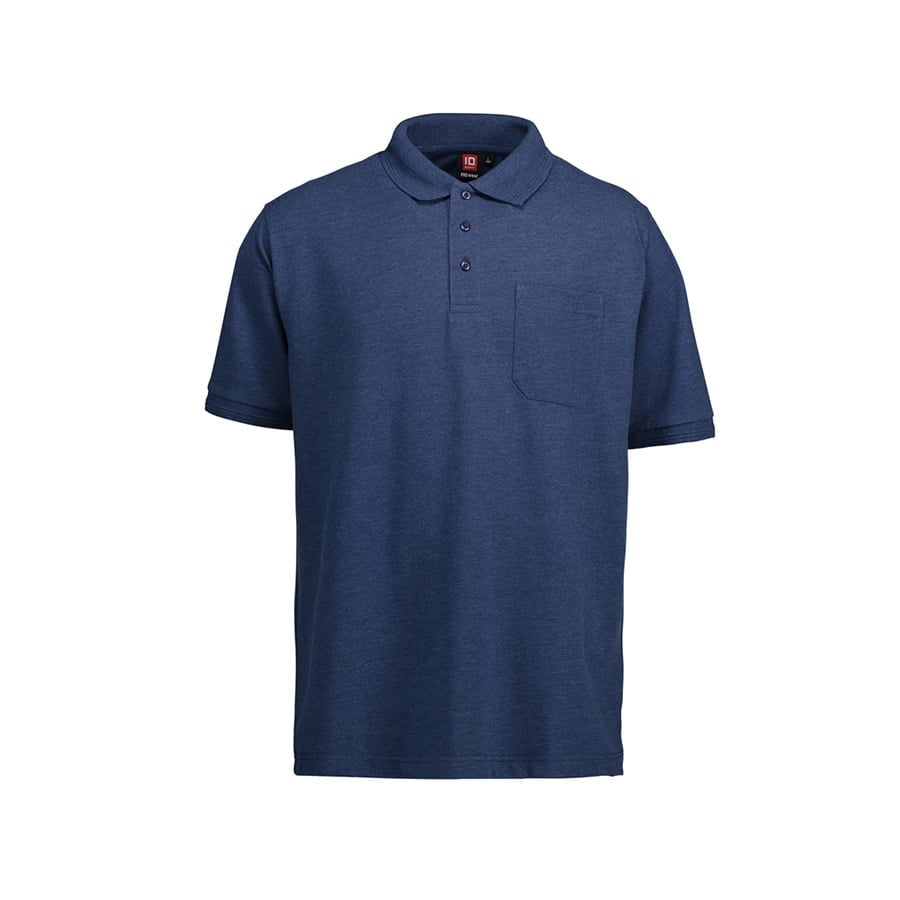 Blue Melange - Herren Poloshirt ProWear mit Tasche