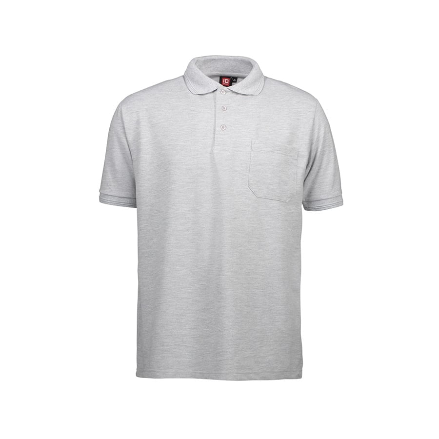 Heather Grey - Męska koszulka polo ProWear z kieszonką