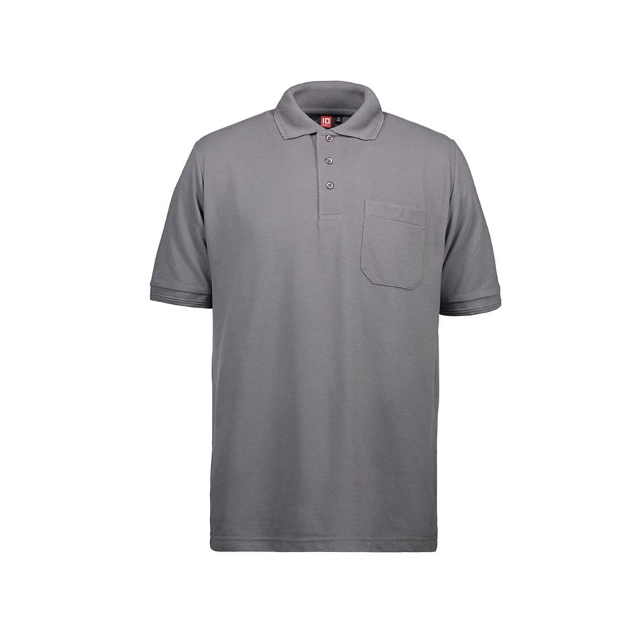 Silver Grey - Męska koszulka polo ProWear z kieszonką