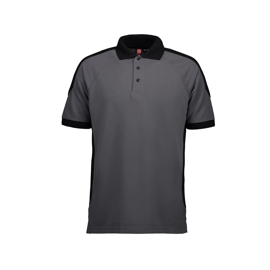 Silver Grey - Dwukolorowa Koszulka polo Prowear