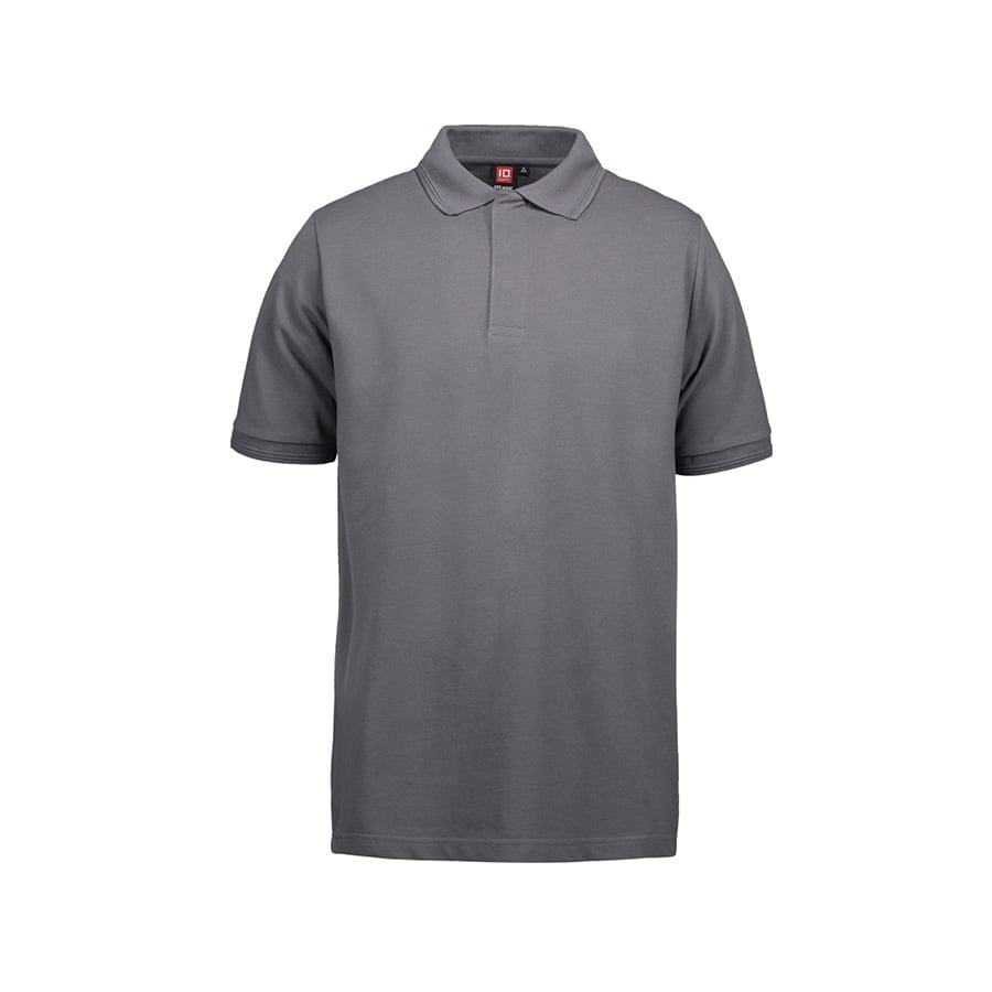 Silver Grey - Koszulka polo ProWear zapinana na napy