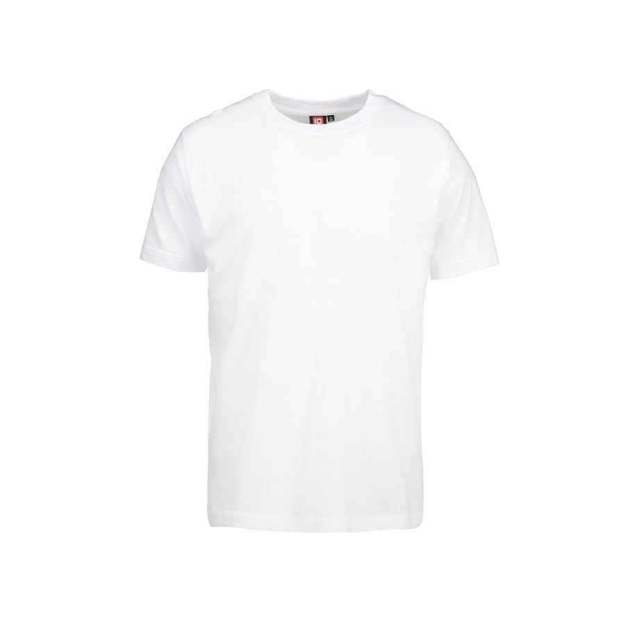 Biały męski t-shirt z własnym haftem hurt ID Identity 0500
