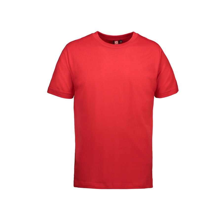 Czerwony męski t-shirt z własnym haftem hurt ID Identity 0500