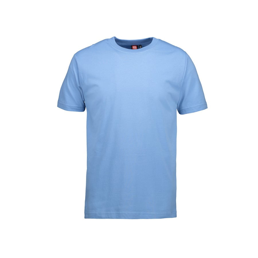 Błękitny męski t-shirt z własnym haftem hurt ID Identity 0500
