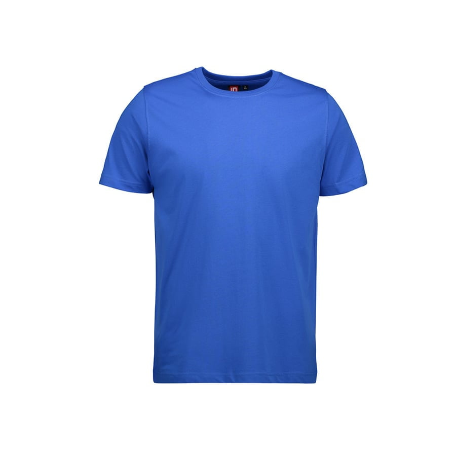 Męska koszulka slim w kolorze niebieskim ID Identity 0502