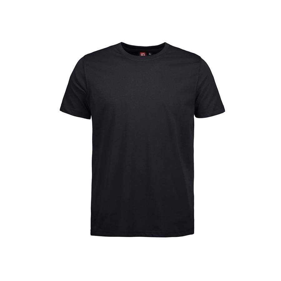 Men slim black t-shirt ID Identity 0502
