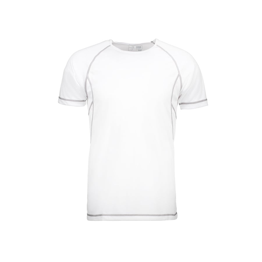White - Męski T-shirt GAME Active 0580