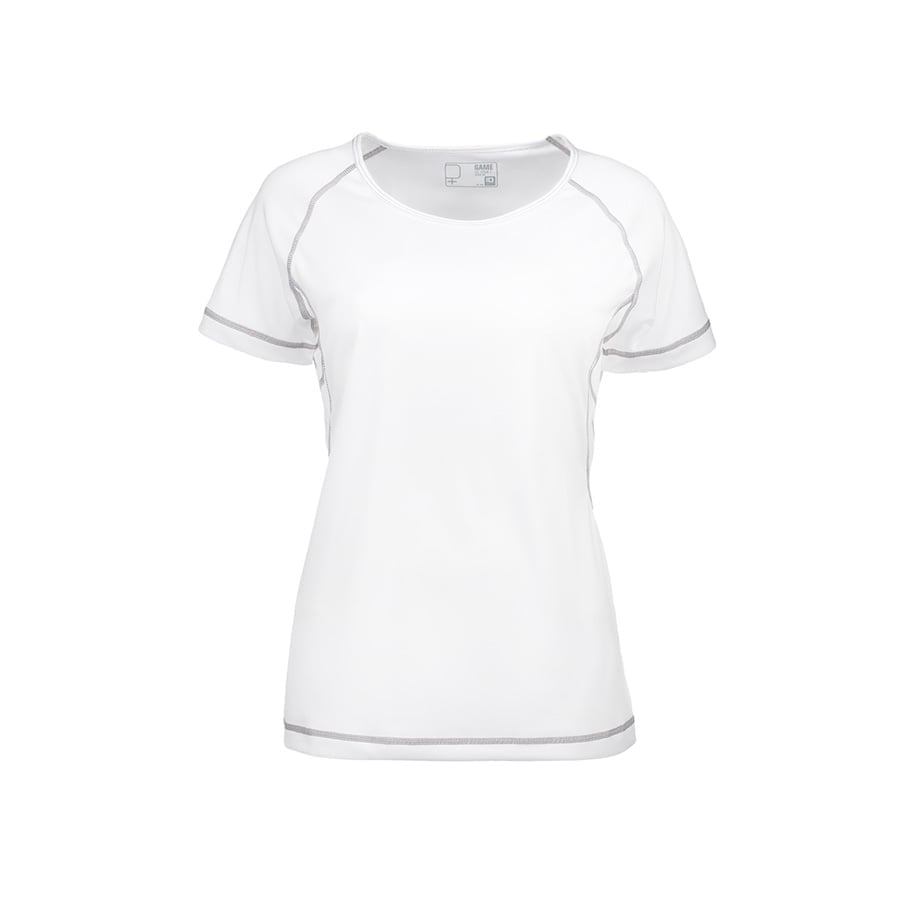 White - Damski T-shirt GAME Active 0581