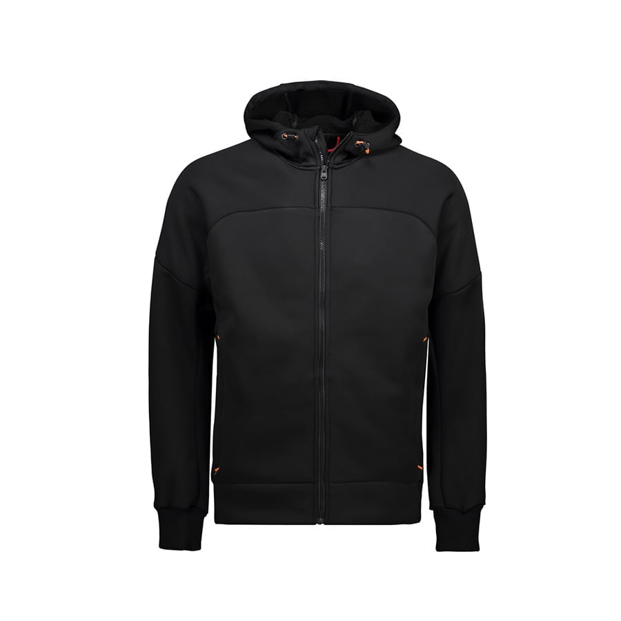 Black - Cardigan mit Sherpa Futter