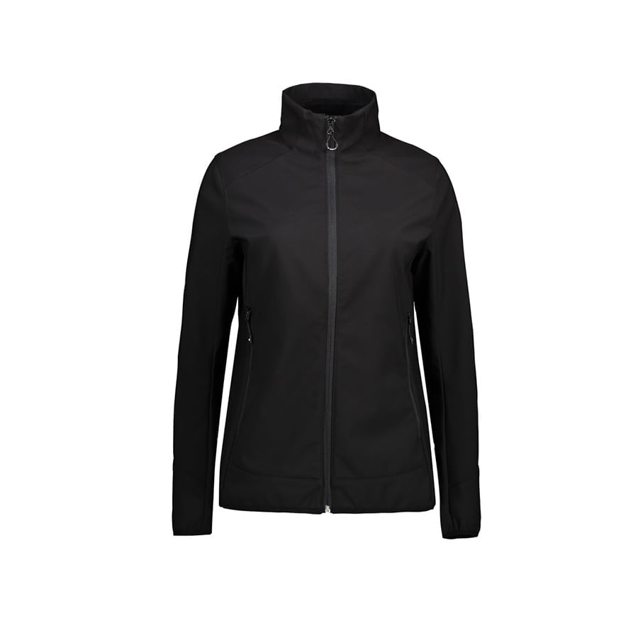 Black - Damen funktionelle Softshelljacke Klassik
