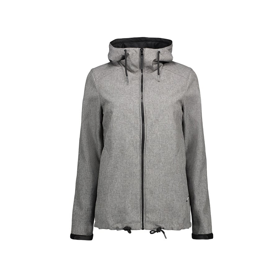 Grey Melange - Damska kurtka softshellowa Casual