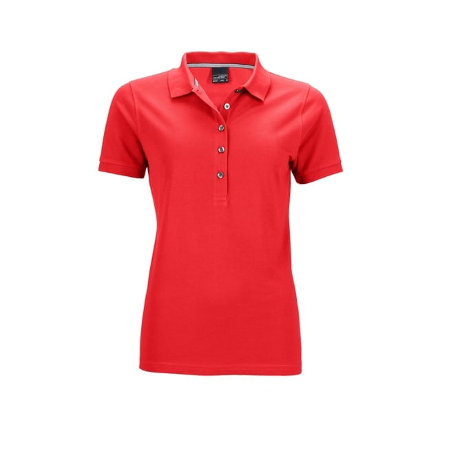 Light Red - Frauen Poloshirt PIMA 707