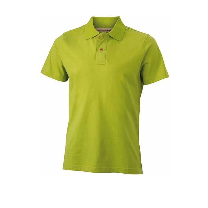 Lime Green - Herren Poloshirt Vintage