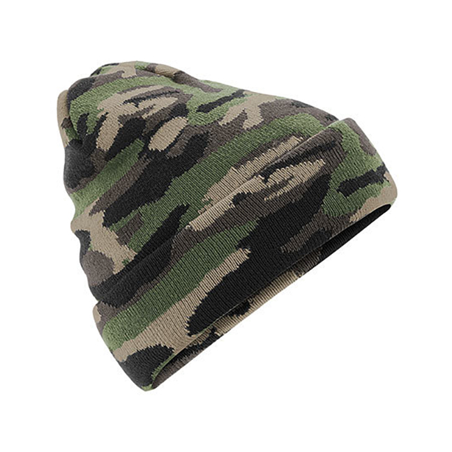 Jungle Camo - Czapka dzianinowa z kamuflażem