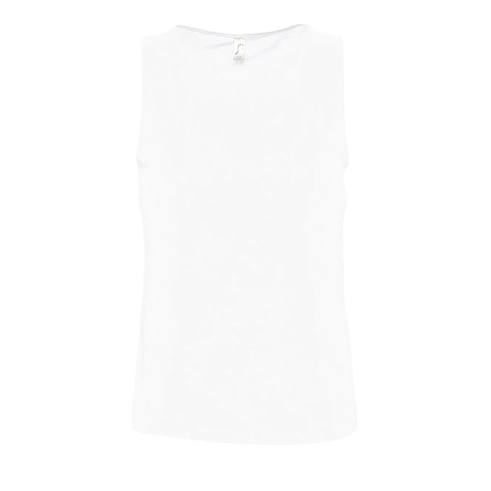 White - Męski Tank Top Justin