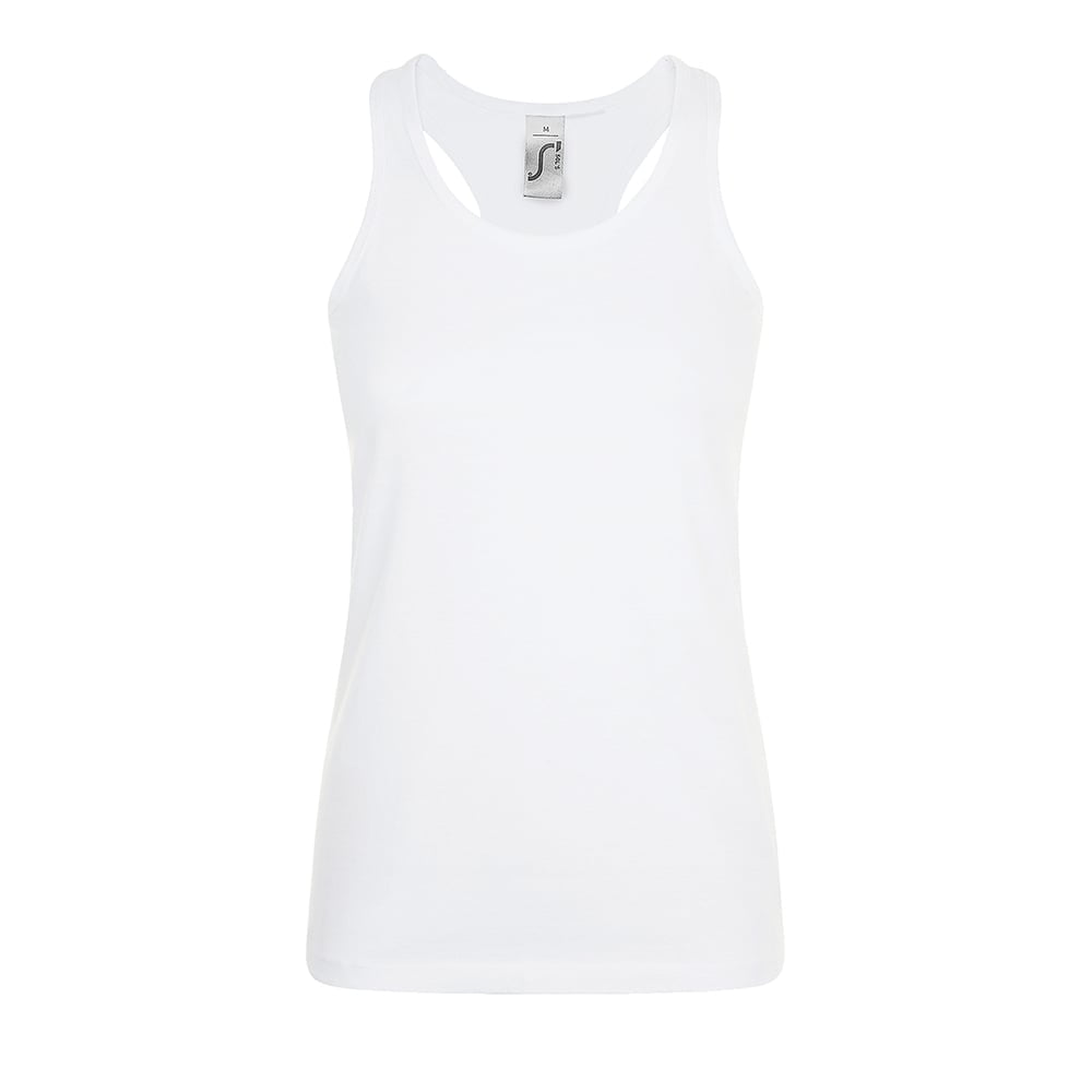 White - Damski Tank Top Justin