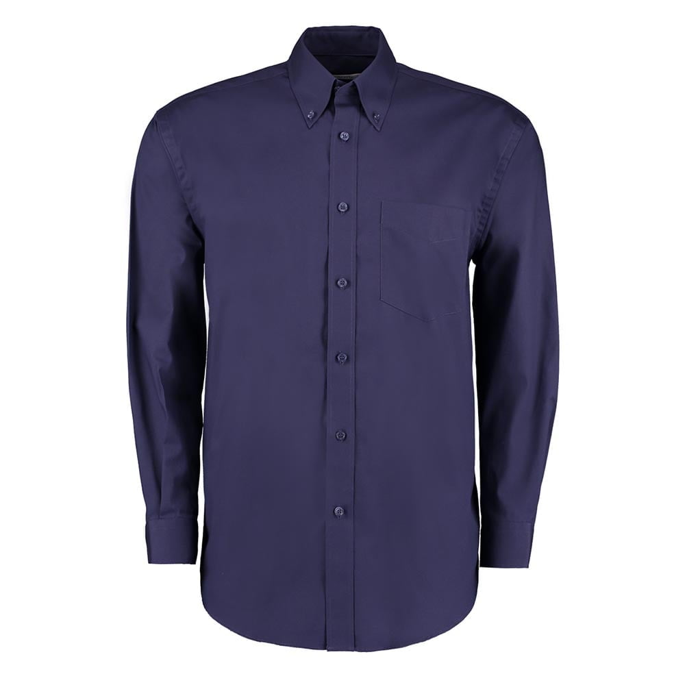 Midnight Navy - Męska klasyczna koszula Oxford Fit