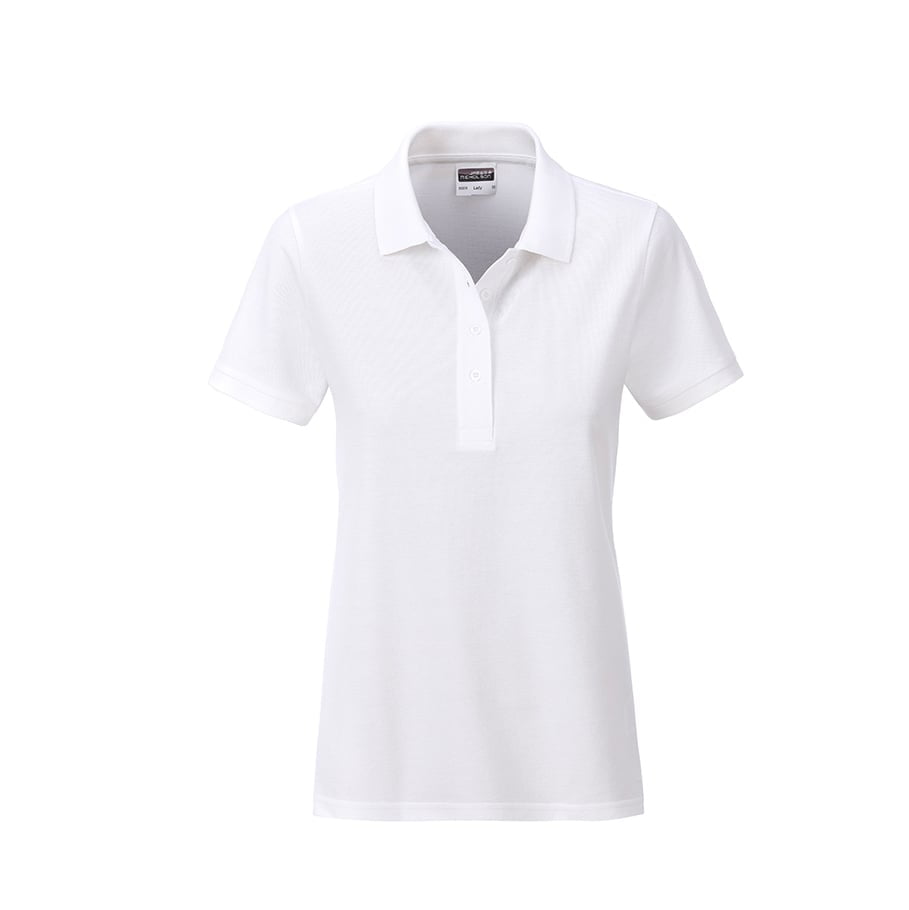 White - Damska koszulka polo Basic