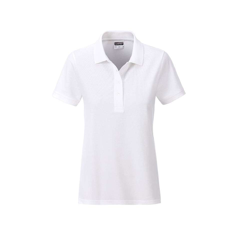 White - Frauen Poloshirt Basic