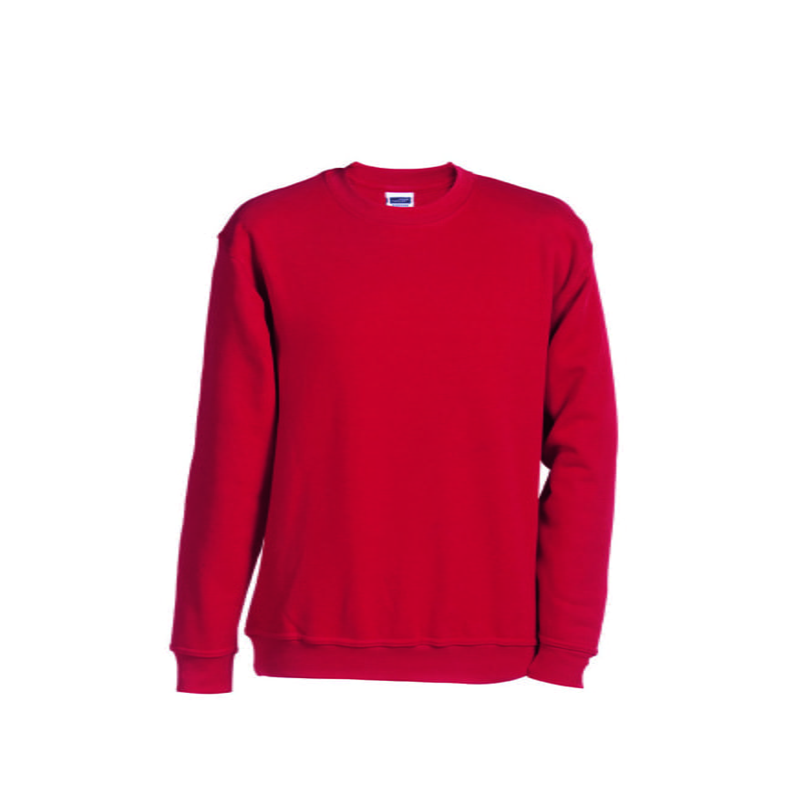 Red - Sweatshirt Crewneck Heavy