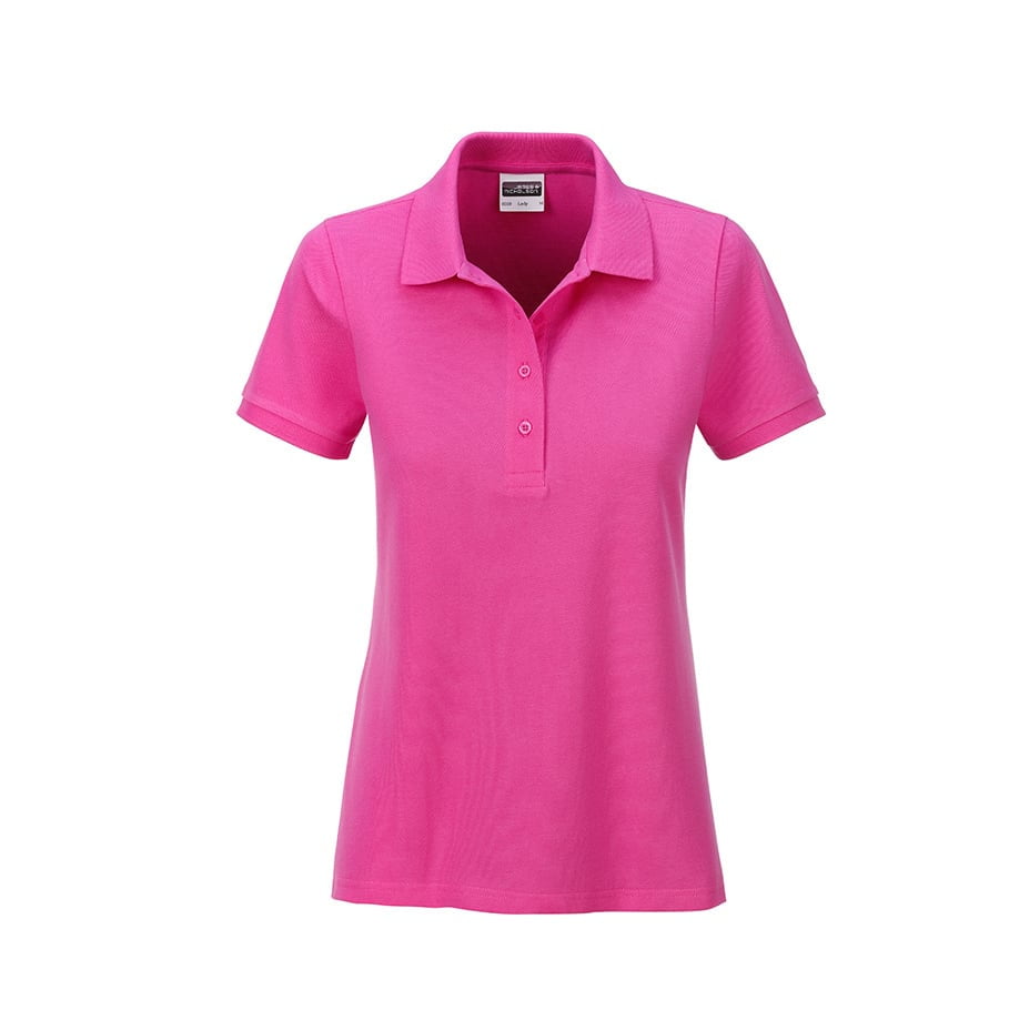 Pink - Damska koszulka polo Basic