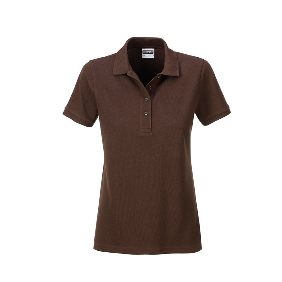 Brown - Frauen Poloshirt Basic